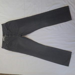 Urban Pipeline Slim Charcoal Grey Straight Leg Cotton Denim Jeans 32/34